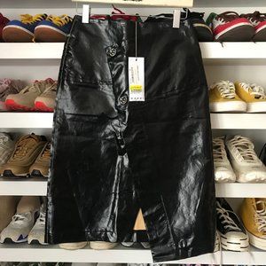 MARNI Asymmetric Buttoned Midi Skirt